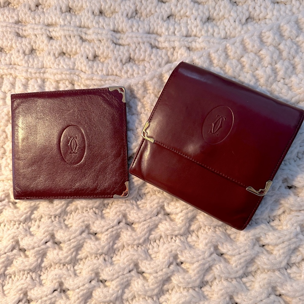 💕BUNDLE💕Authentic Cartier Man and Woman wallets